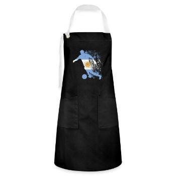 National Team Argentina World Cup - Artisan Apron - black/white - Front - Zoe (177cm)