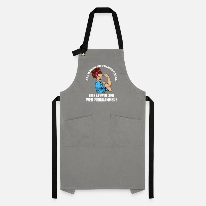 Developer Coder Programmer Female Artisan Apron