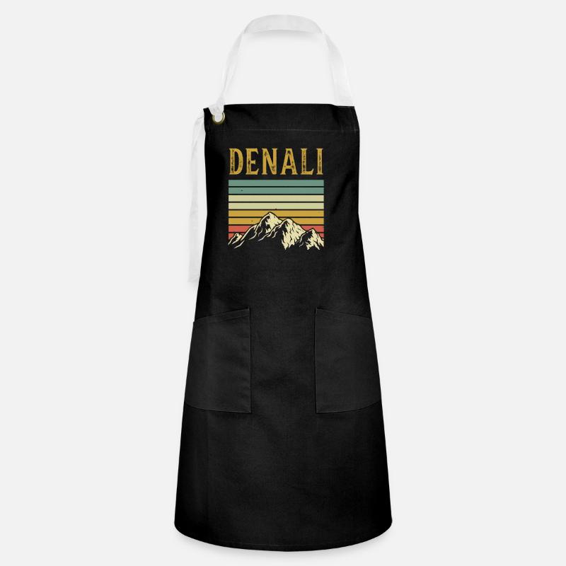Alaska - Artisan Apron - black/white