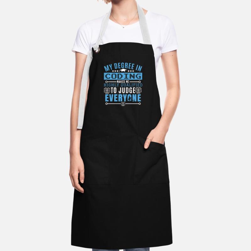 Coder Humor Programmierer Programmierer Humor Kontrastschürze