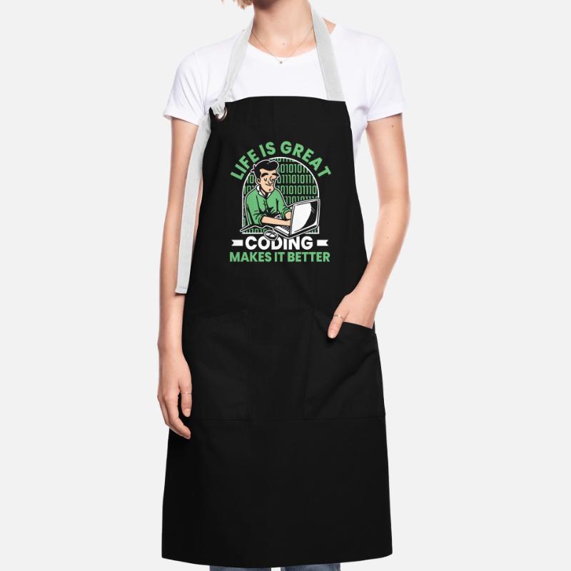 Developer Coder Programmer Funny Artisan Apron
