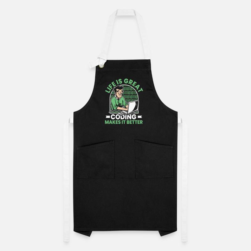 Developer Coder Programmer Funny Artisan Apron