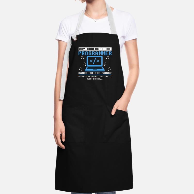 Entwickler Coder Programmierer Komisch Coding Kontrastschürze