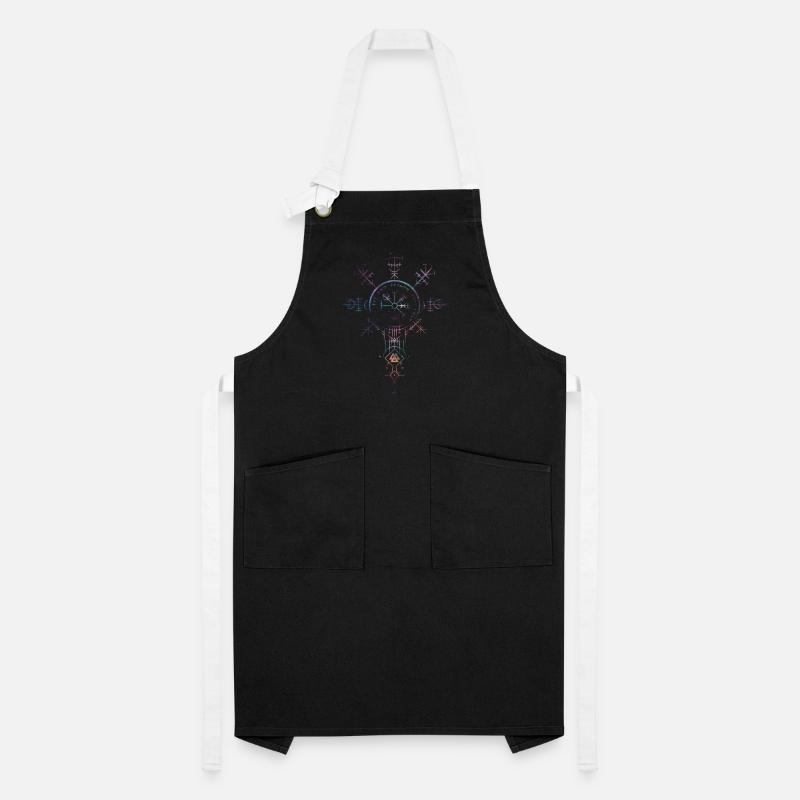 Celtic Vikinger Vegvisir compass Vikings Artisan Apron
