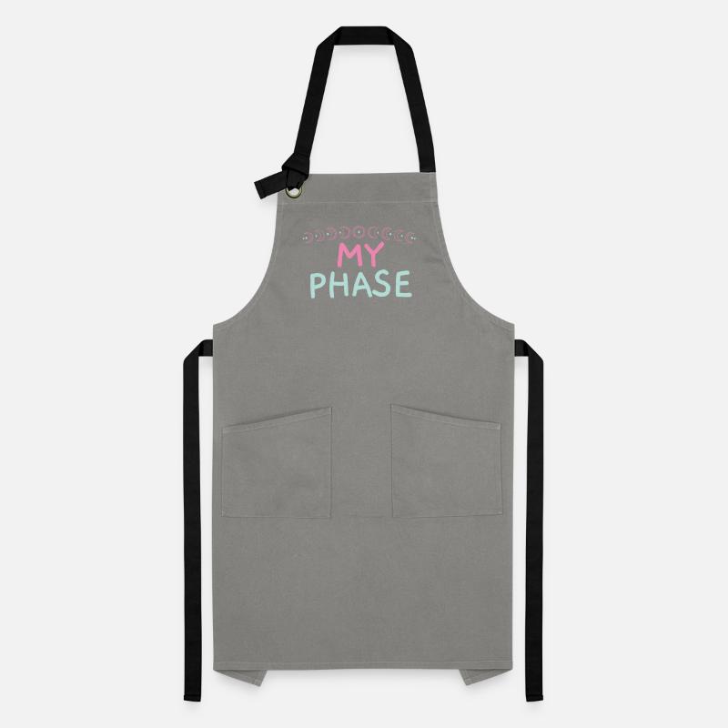 Full Moon Astrology Astronomy Eclipse Moon Phase Artisan Apron