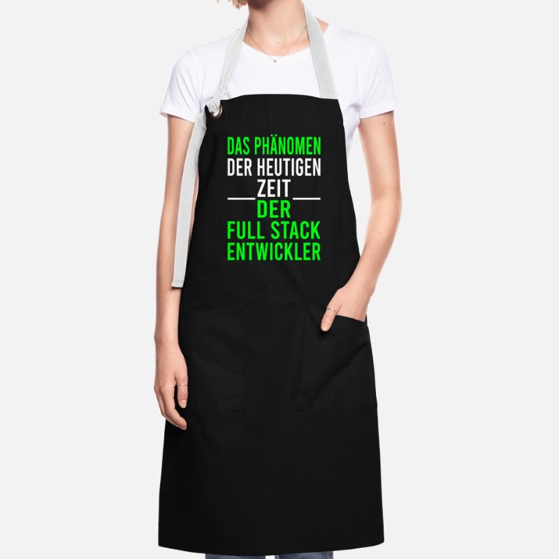 Informatik Computer Programmierer Entwickler Coder Kontrastschürze