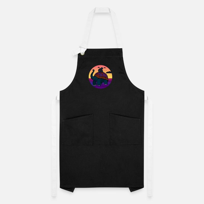 turtle elephant monkey mythical creature Artisan Apron