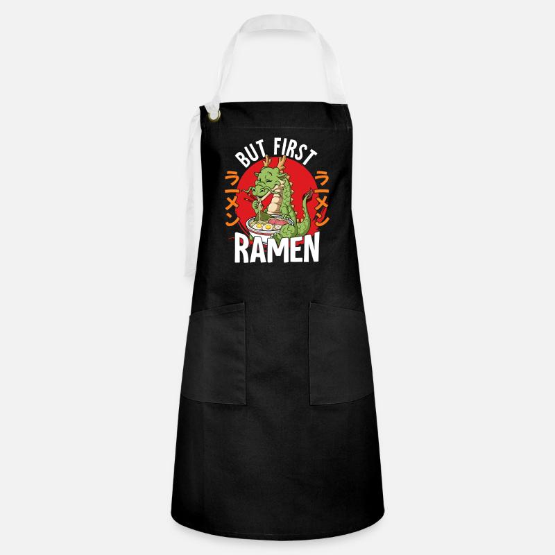 Mais d’abord Ramen - Tablier contrasté - noir/blanc
