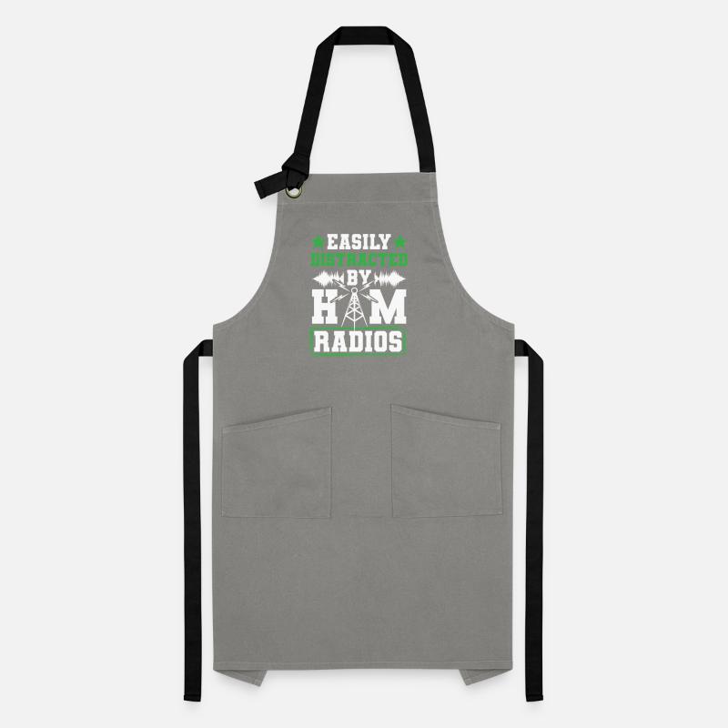 Easily Distracted By Ham Radios Network Network Si Artisan Apron