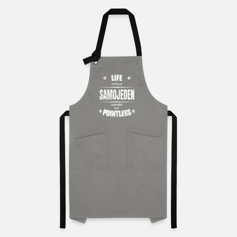 Life is possible but pointless - Samoyed Artisan Apron
