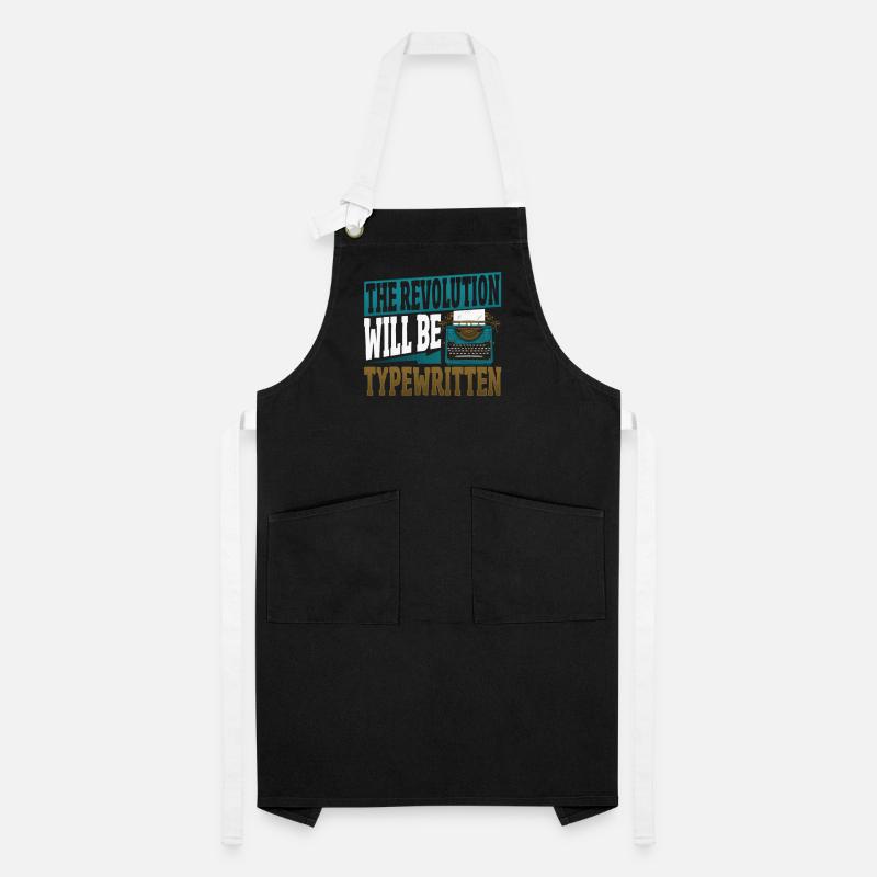 The Revolution Will Be Typewritten Typewriter Artisan Apron