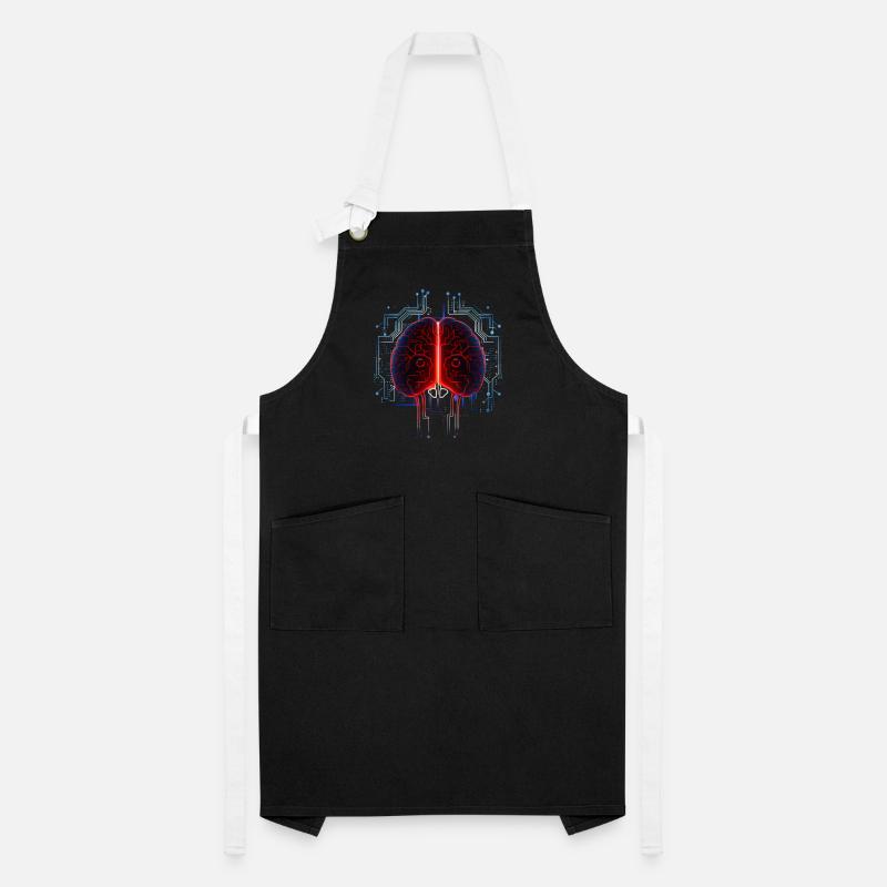 AI Brain Machine Learning Deep Artificial Artisan Apron