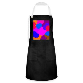 Clouds - Artisan Apron - black/white - Front - Zoe (177cm)