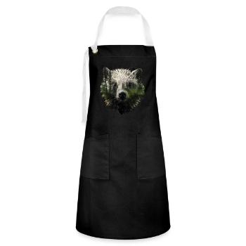 Porcupine - Artisan Apron - black/white - Front - Zoe (177cm)