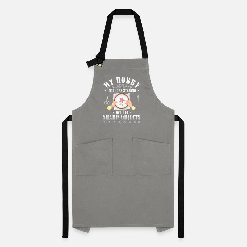 Cross-sewing, my hobby involves stitching Artisan Apron