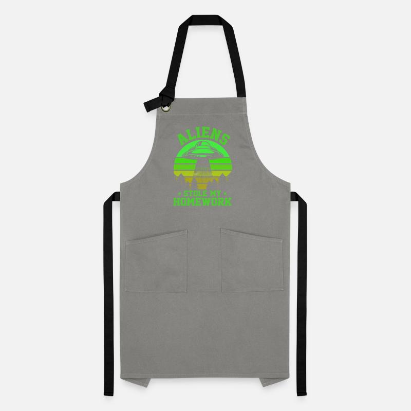 Alien, UFO, UAP, Space, Space Flying Object Artisan Apron