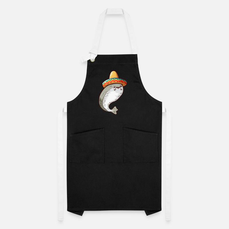 Sacabambaspis Fish Meme Cinco De Mayo Mexican Artisan Apron