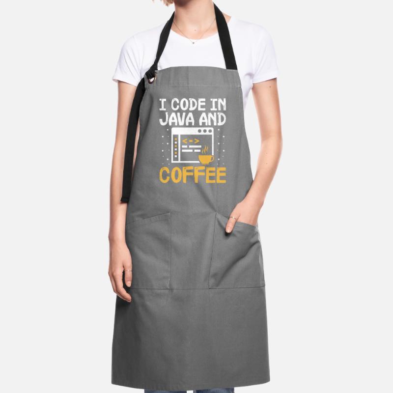 Kaffee-Codierung Programmierer Programmierer Entwickler Nerd Coff Kontrastschürze