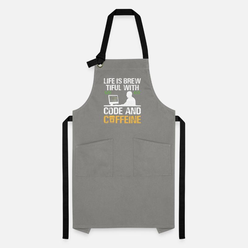 Coffee Coding Programmer Coder Developer Nerd Coff Artisan Apron