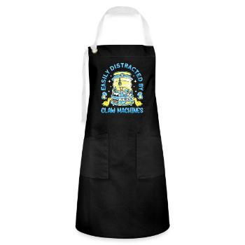 Claw Game Funny Claw Machine - Artisan Apron - black/white - Front - Zoe (177cm)