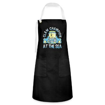 Claw Game Funny Claw Machine - Artisan Apron - black/white - Front - Zoe (177cm)