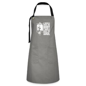 Scooter - Artisan Apron - grey/black - Front - Zoe (177cm)