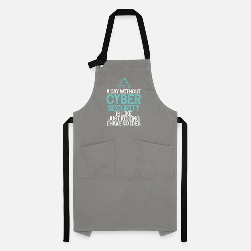Cyber security hacker hacking Artisan Apron