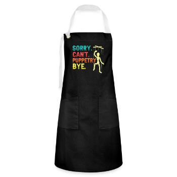 Puppeteer, puppeteer - Artisan Apron - black/white - Front - Zoe (177cm)