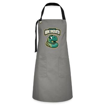 Marine Conservation - Artisan Apron - grey/black - Front - Zoe (177cm)