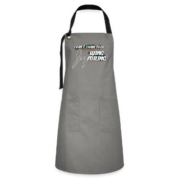 Wing Foiling Winging Wingsurfing - Artisan Apron - grey/black - Front - Zoe (177cm)