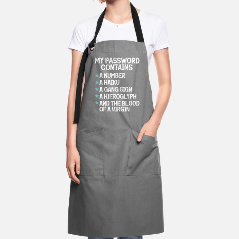 Cyber security hacker hacking Artisan Apron