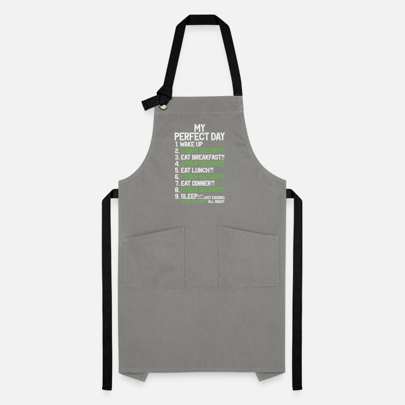 Cyber security hacker hacking Artisan Apron