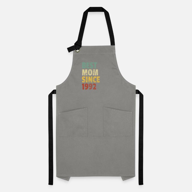 Beste Mutter seit 1992 Muttertags-Slogan-Zitat Kontrastschürze