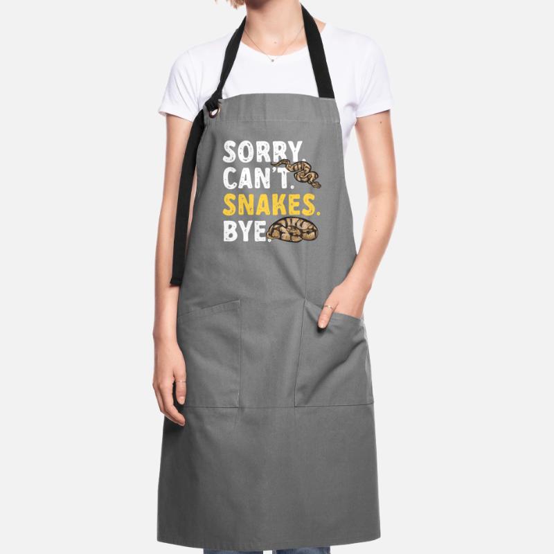 Ball Python Snake King Python Artisan Apron