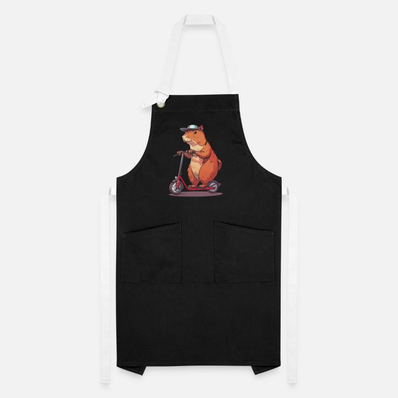 Capybara Roller Kontrastschürze