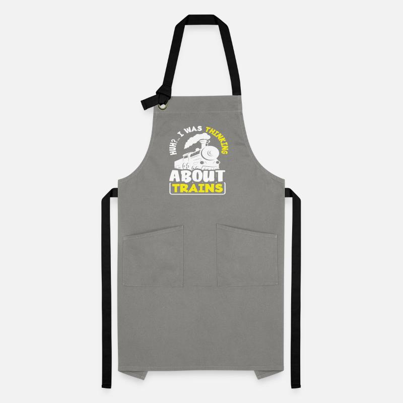 Train Trains Hobby Train Spotter Train Driver Artisan Apron