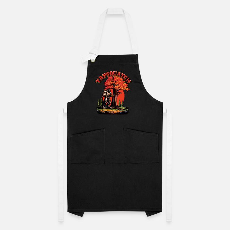 Tapsquatch Tapping Maple Tree Maple Leaf Artisan Apron