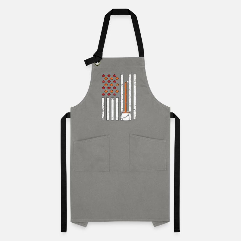 Maple Tapping Flag Maple Tree Maple Leaf Artisan Apron