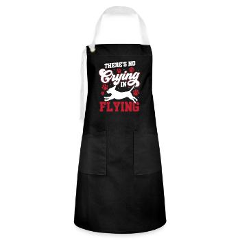 Flyball Canine Sport Agility Parcour Dog - Artisan Apron - black/white - Front - Zoe (177cm)