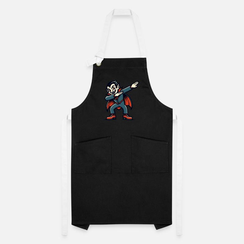 Dabbing Vampire Funny Dabbing Design Halloween Artisan Apron