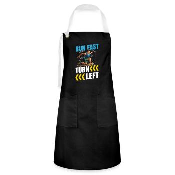 Athletics Athletics Games - Artisan Apron - black/white - Front - Zoe (177cm)