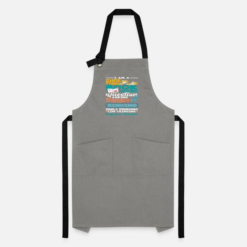 Bow Binding Book Reader Questioner Artisan Apron