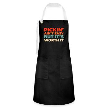 Banjo - Artisan Apron - black/white - Front - Zoe (177cm)