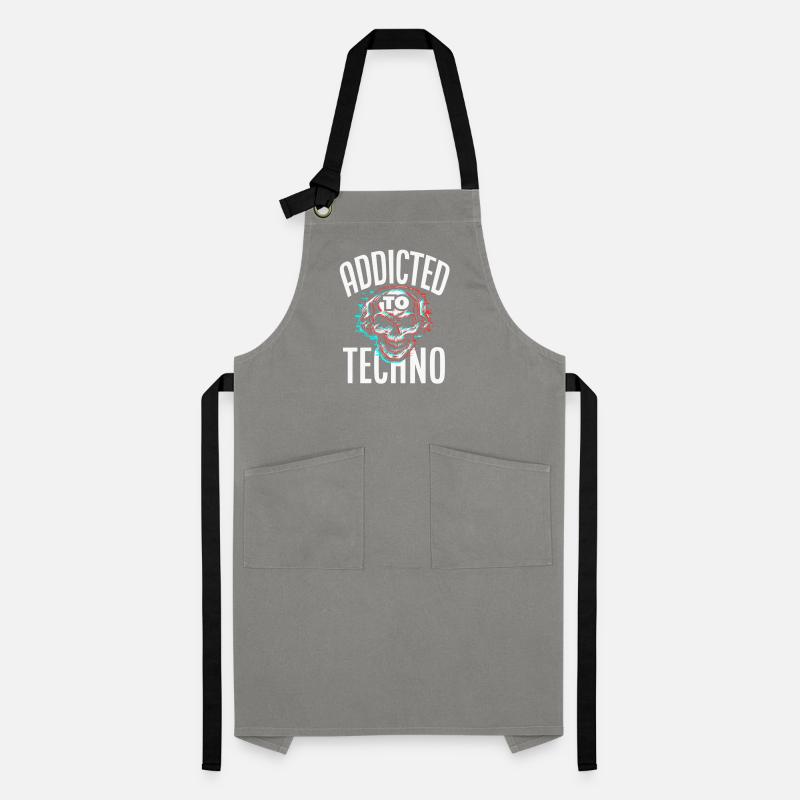 Addicted To Techno For Techno Lover Artisan Apron