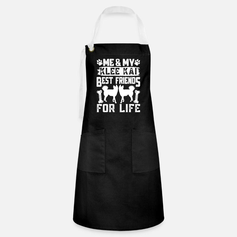 Trèfle d’Alaska Kai - Tablier contrasté - noir/blanc