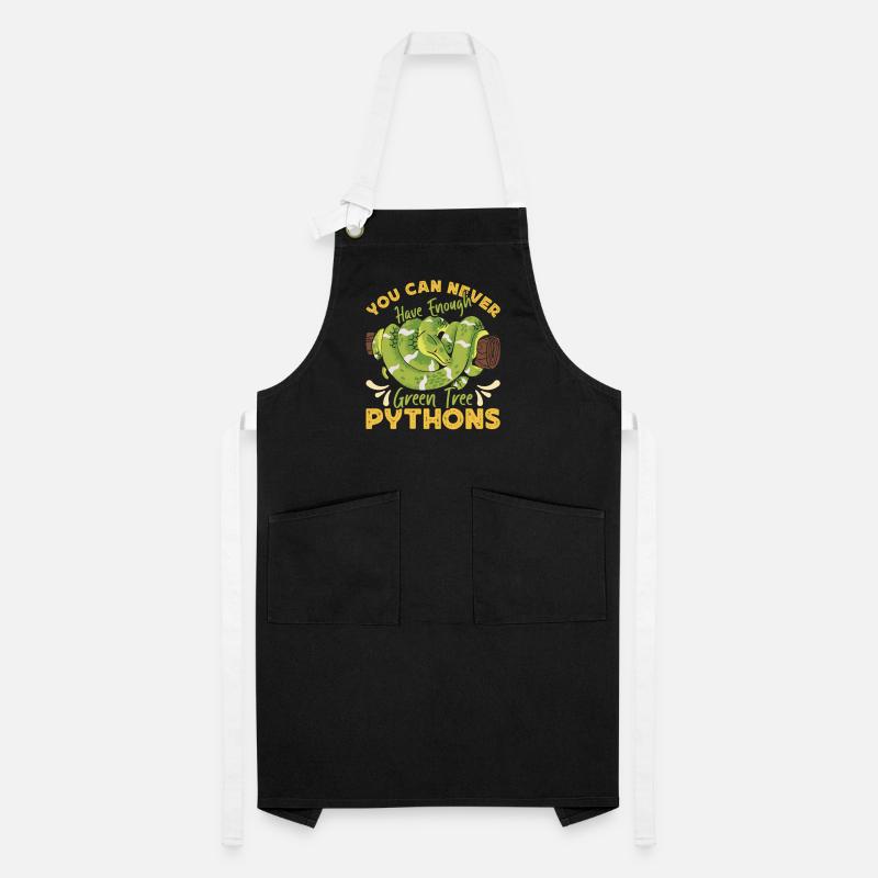 Green Tree Python Artisan Apron