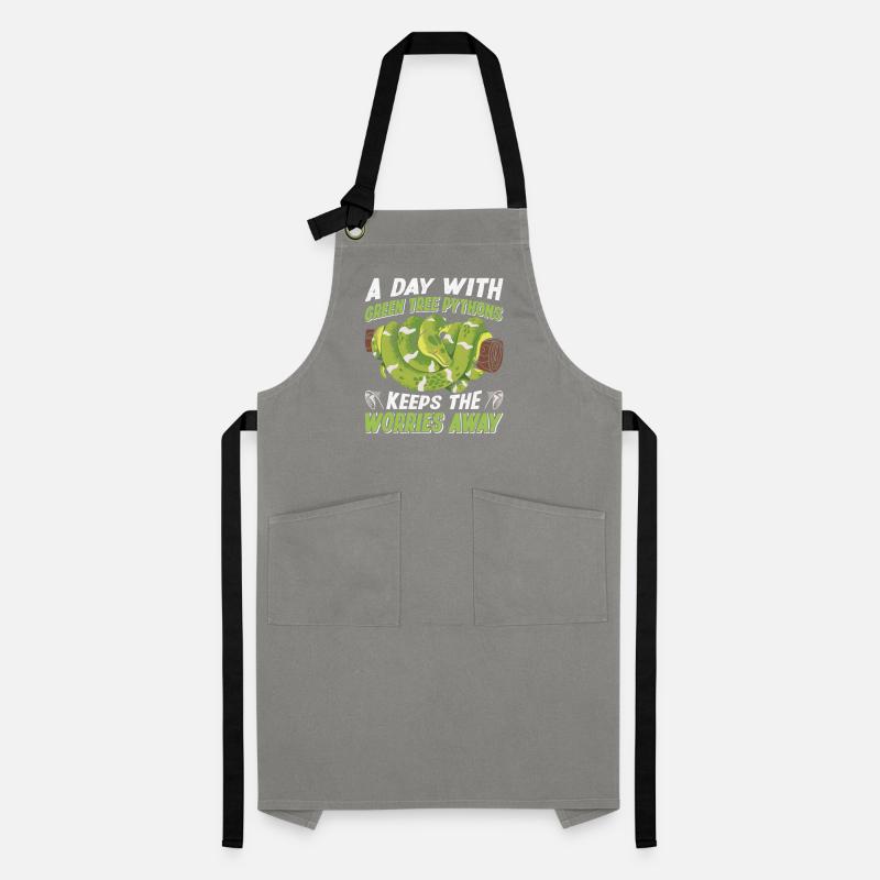 Green Tree Python Artisan Apron