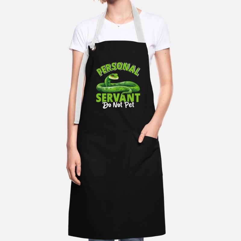 Green Tree Python Artisan Apron