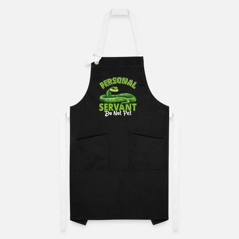 Green Tree Python Artisan Apron