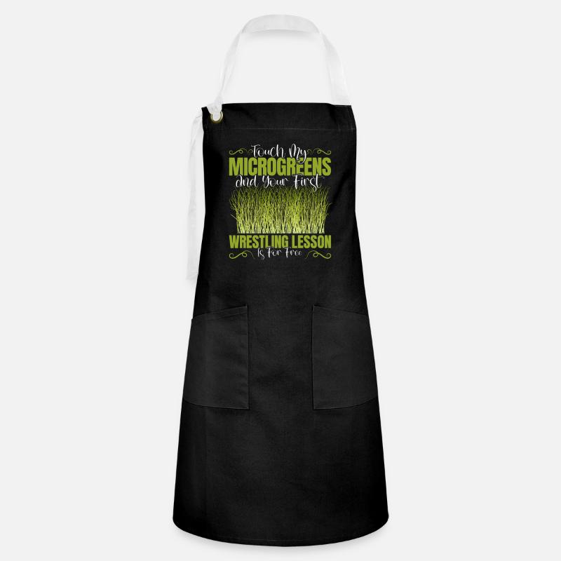Microgreens Microgreen - Artisan Apron - black/white